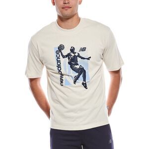 New Balance Mens Graphic T-Shirt, Tan